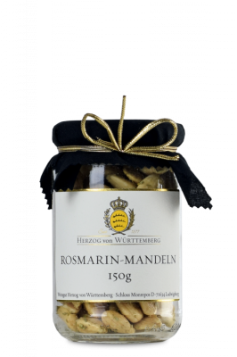 Bild von Marcona-Mandeln Rosmarin 150g-Glas